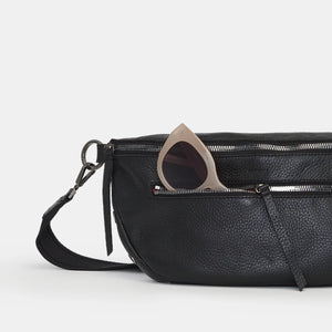 Charles Crossbody Large Black Gunmetal