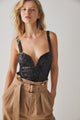 Sparks Fly Bodysuit in Black