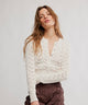 Pretty In Pointelle Cardigan Ivory