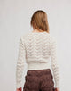 Pretty In Pointelle Cardigan Ivory