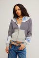 Lydia Zip Up Grey Combo