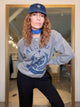 Alaska Crest Crewneck Gray