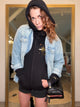 Alaska Crest Superfluous Hoodie Black Gold