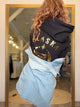 Alaska Crest Superfluous Hoodie Black Gold