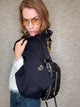 Alaska Crest Superfluous Hoodie Black Gold