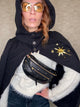 Alaska Crest Superfluous Hoodie Black Gold