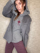 Alaska Crest Superfluous Hoodie Gray