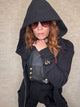 Alaska Crest Superfluous Hoodie Black Gold
