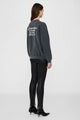 Jaci Sweatshirt Paris in Washed Black