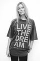 Cason Tee Live The Dream In Washed Black