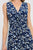 Lilith Dress Navy Flora