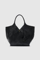 Lili Tote Braided Leather Black