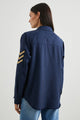 Loren Shirt Jacket in Navy