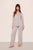 Gisele Printed Long PJ Geo-Sphere Gray