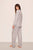 Gisele Printed Long PJ Geo-Sphere Gray