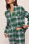 Flannel Long PJ Set in Tartan Plaid Forest Green