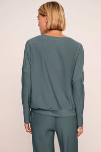 Softest Sweat Pullover Stone Blue