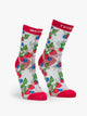 The Step Up Socks in Strawberry Sheer