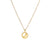 Love & Light Sun & Moon Charm Necklace Gold Dip