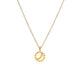 Love & Light Sun & Moon Charm Necklace Gold Dip