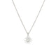 Accomplish Magnificent Things Starburst Necklace Sterling Silver