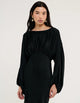 Memoire Midi Dress Black Bamboo
