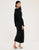 Memoire Midi Dress Black Bamboo