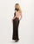 Moonlit Maxi Dress Espresso Jacquard