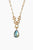 Cheval Necklace Gold Labradorite