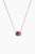 February Birthstone Necklace Amethyst Crystal
