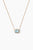 March Birthstone Necklace- Aquamarine