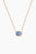 September Birthstone Necklace Sapphire Crystal