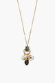 NG-15647 Trio Charm Necklace Multi