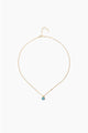 Turquoise Evil Eye Necklace With Champagne Diamond