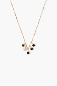 Delilah Onyx Mix Charm Necklace