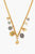 Artemis Charm Necklace Gold Mix