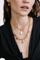 Artemis Charm Necklace Gold Mix