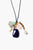 NGZ-15651LQ Paracord Charm Necklace Navy