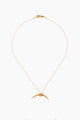 Yellow Gold Horn Necklace