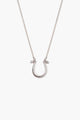 Silver Horseshoe Necklace