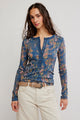 Jamie Henley Printed Floral Haze