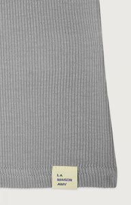 Odyl Super Soft Rib Tank Heather Grey