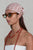 Beaded Floral Bandana Pink Sand