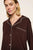 Gisele Modal Long PJ Set Chocolate Ivory