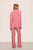 Gisele Long PJ Set Sun-kissed Coral/Ivory