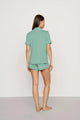 Gisele Relaxed Short PJ Set Seagrass White