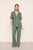 Gisele Modal Short Sleeve & Pant PJ Set Desert Sage/Ivory
