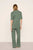 Gisele Modal Short Sleeve & Pant PJ Set Desert Sage/Ivory
