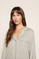 Gisele Printed Long PJ Geo-Sphere Gray