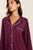 Gisele Printed Modal Long PJ Set Starlight Wildberry Ivory